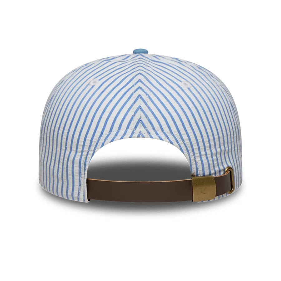This is a New Era Pinstripe Pastel Blue Retro Crown 9FIFTY Adjustable Cap 3