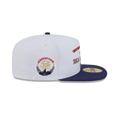 This is a Chicago White Sox Summer Derby White 59FIFTY A-Frame Fitted Cap 5