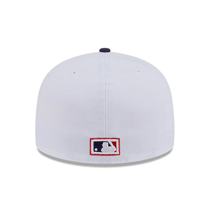This is a Chicago White Sox Summer Derby White 59FIFTY A-Frame Fitted Cap 7