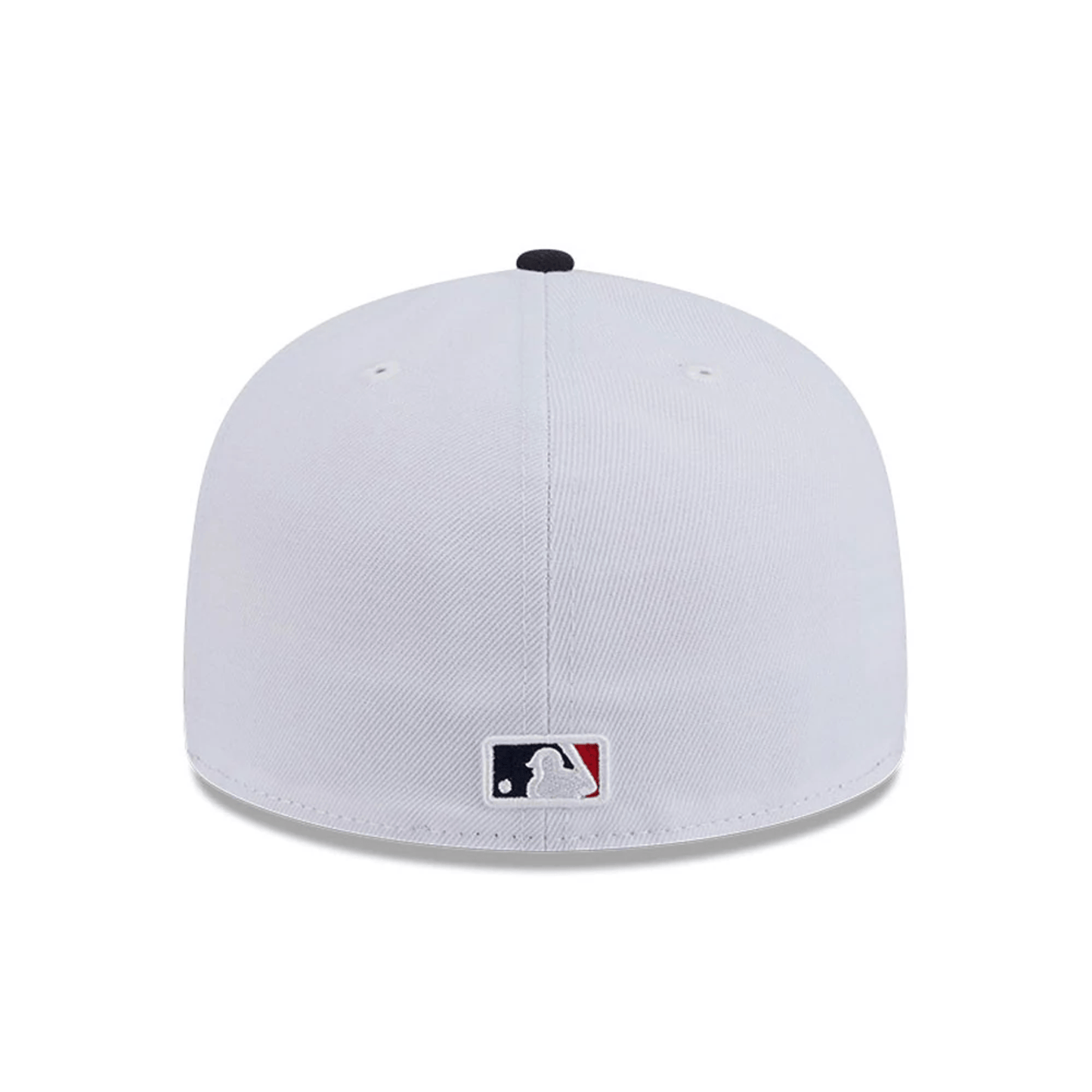 This is a Boston Red Sox Summer Derby White 59FIFTY A-Frame Fitted Cap 7