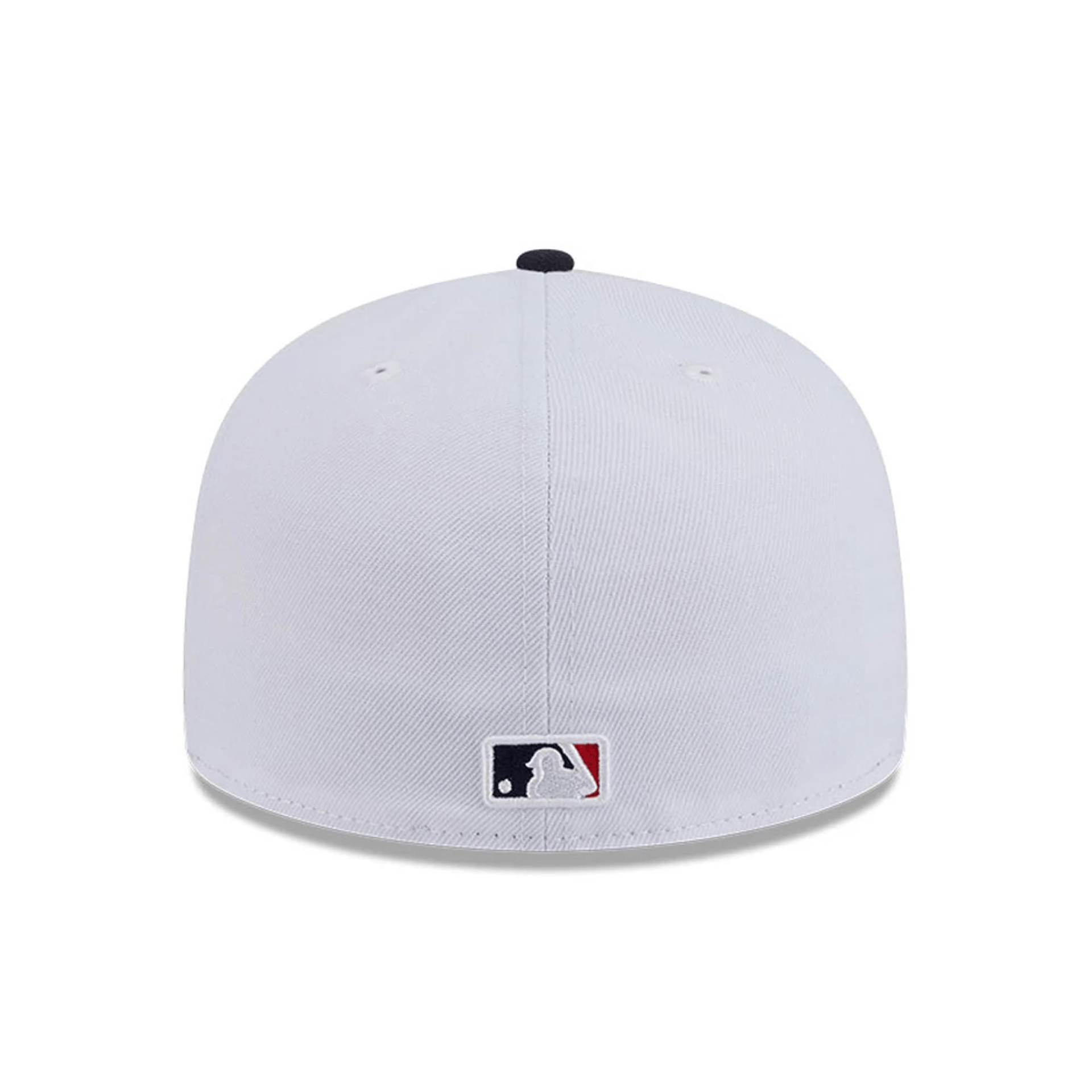 This is a Boston Red Sox Summer Derby White 59FIFTY A-Frame Fitted Cap 7