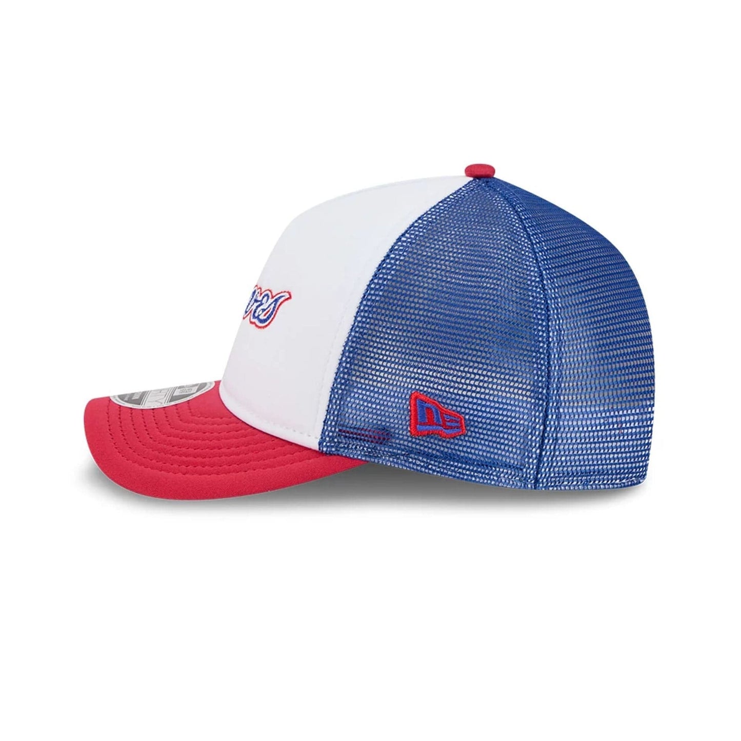This is a Atlanta Braves Summer Derby White 9FORTY M-Crown A-Frame Adjustable Cap 6