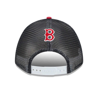 This is a Boston Red Sox Summer Derby White 9FORTY M-Crown A-Frame Adjustable Cap 7