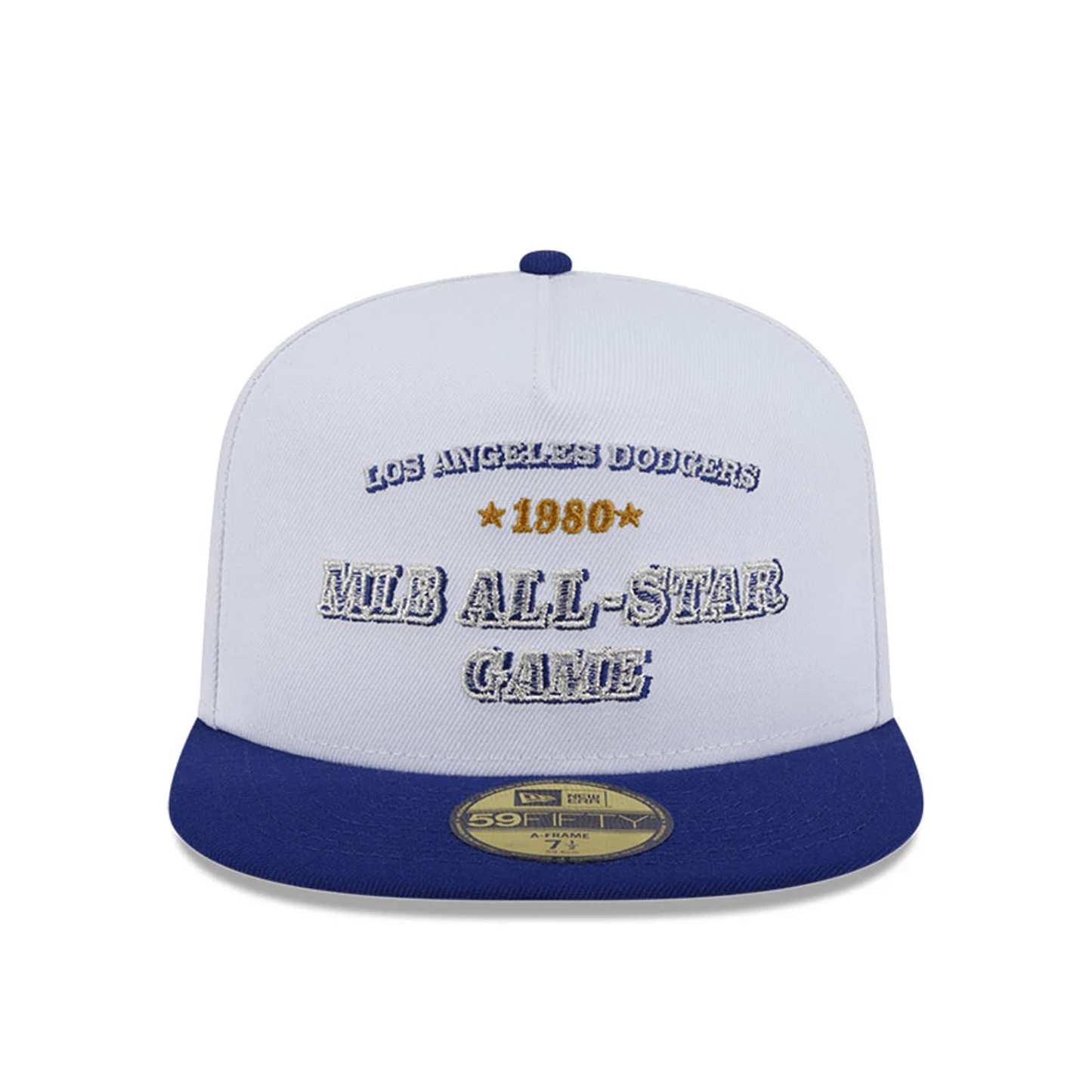 This is a LA Dodgers Summer Derby Cream 59FIFTY A-Frame Fitted Cap 3