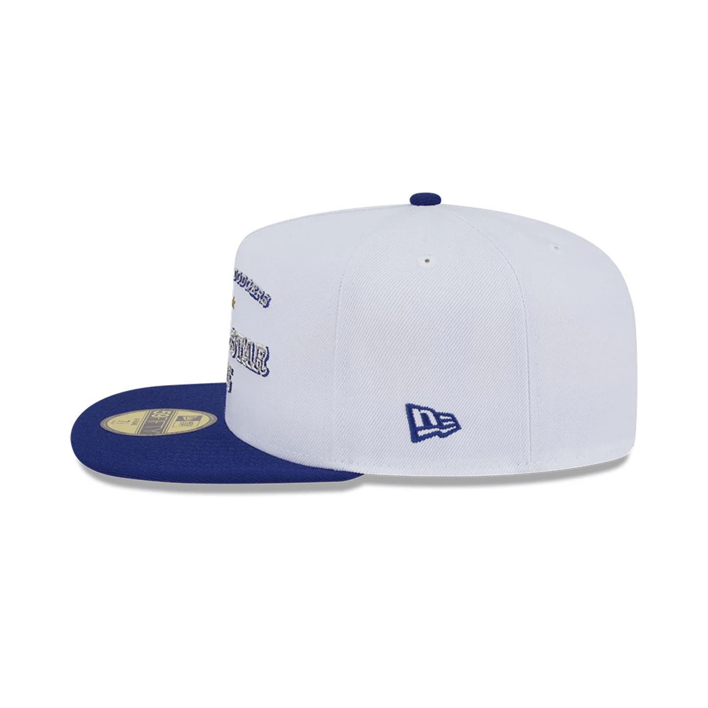 This is a LA Dodgers Summer Derby Cream 59FIFTY A-Frame Fitted Cap 6