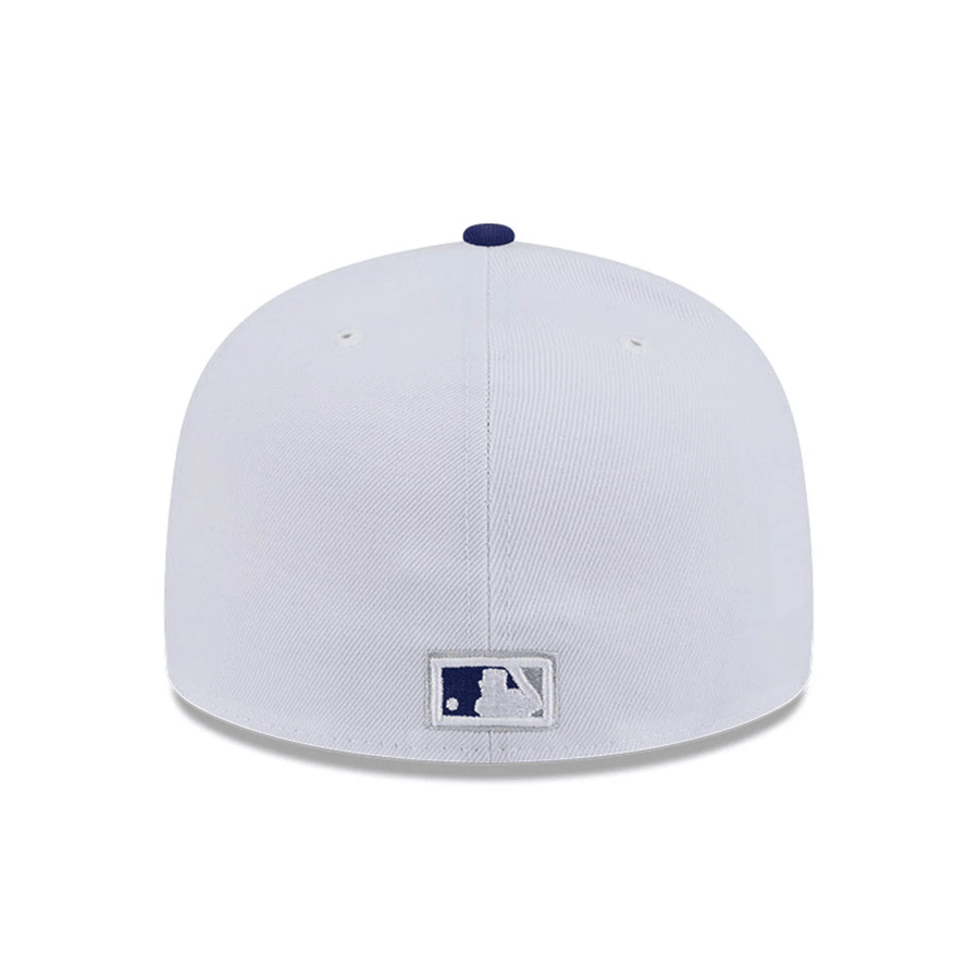 This is a LA Dodgers Summer Derby Cream 59FIFTY A-Frame Fitted Cap 7
