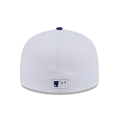 This is a LA Dodgers Summer Derby Cream 59FIFTY A-Frame Fitted Cap 7
