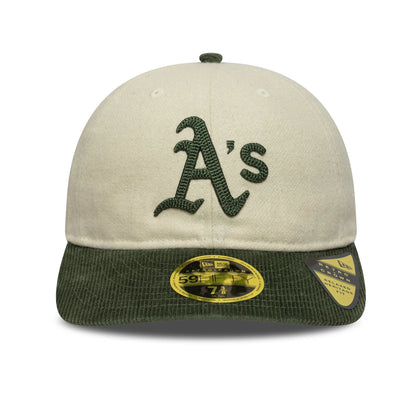 This is a Oakland Athletics MLB 59FIFTY Day 2025 Cream Retro Crown 59FIFTY Fitted Cap 3