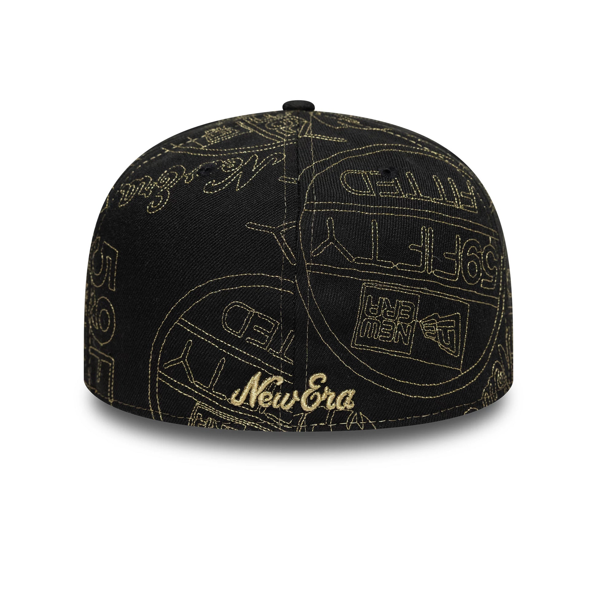 Pictured is this New Era Sticker 59FIFTY Fitted Cap in black. 6