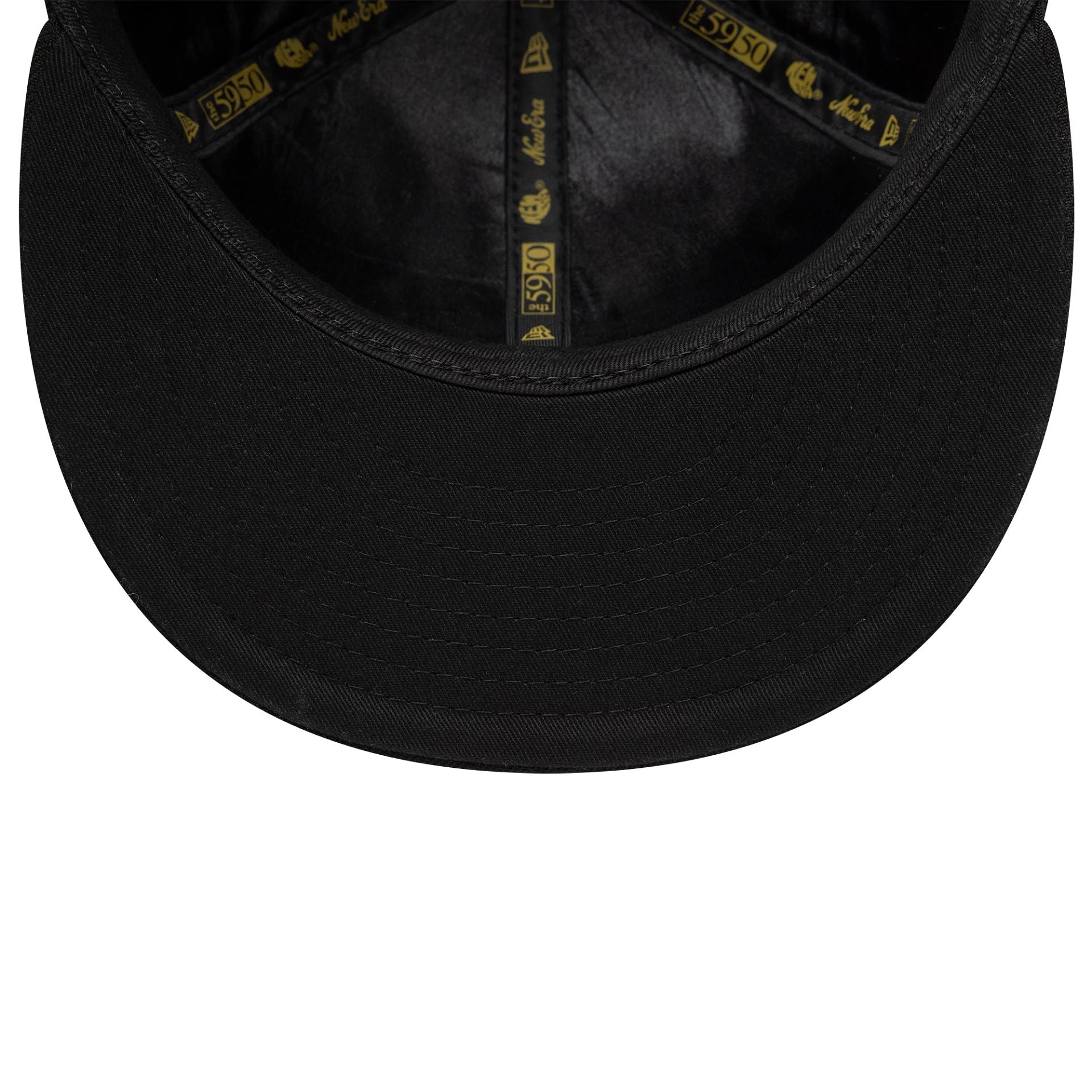 Pictured is this New Era Sticker 59FIFTY Fitted Cap in black. 7