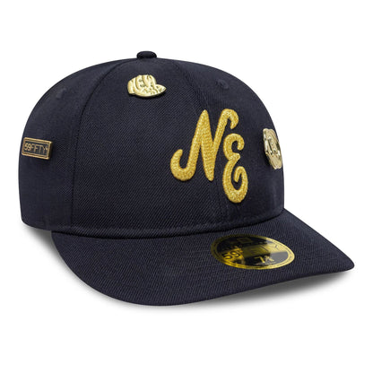 This is a New Era Wool 59FIFTY Day 2025 Navy Retro Crown 59FIFTY Fitted Cap 5