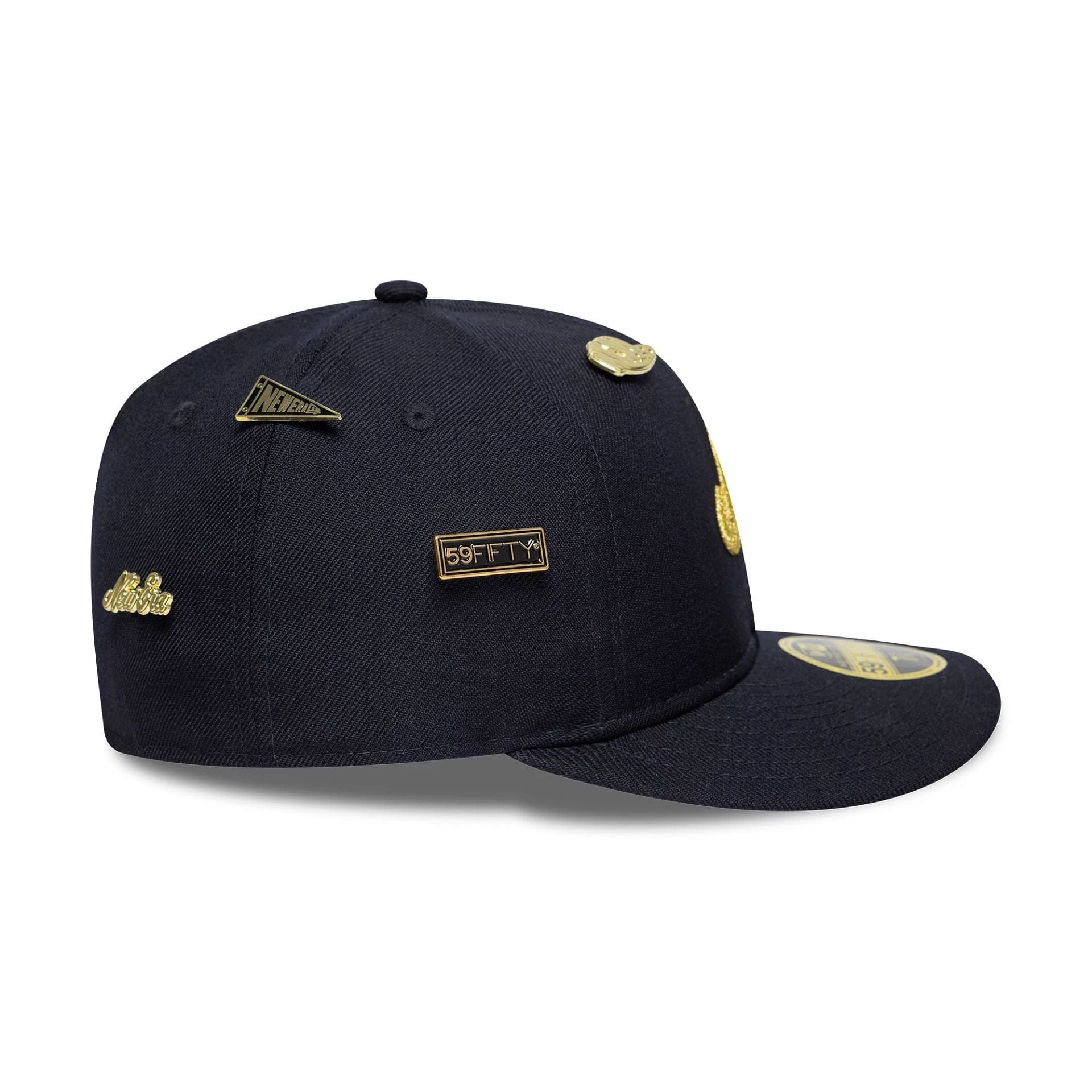 This is a New Era Wool 59FIFTY Day 2025 Navy Retro Crown 59FIFTY Fitted Cap 6