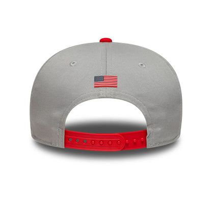 This is a MoneyGram Hass F1 Oliver Bearman 200th Race Dark Grey 9SEVENTY Snapback Adjustable Cap 6