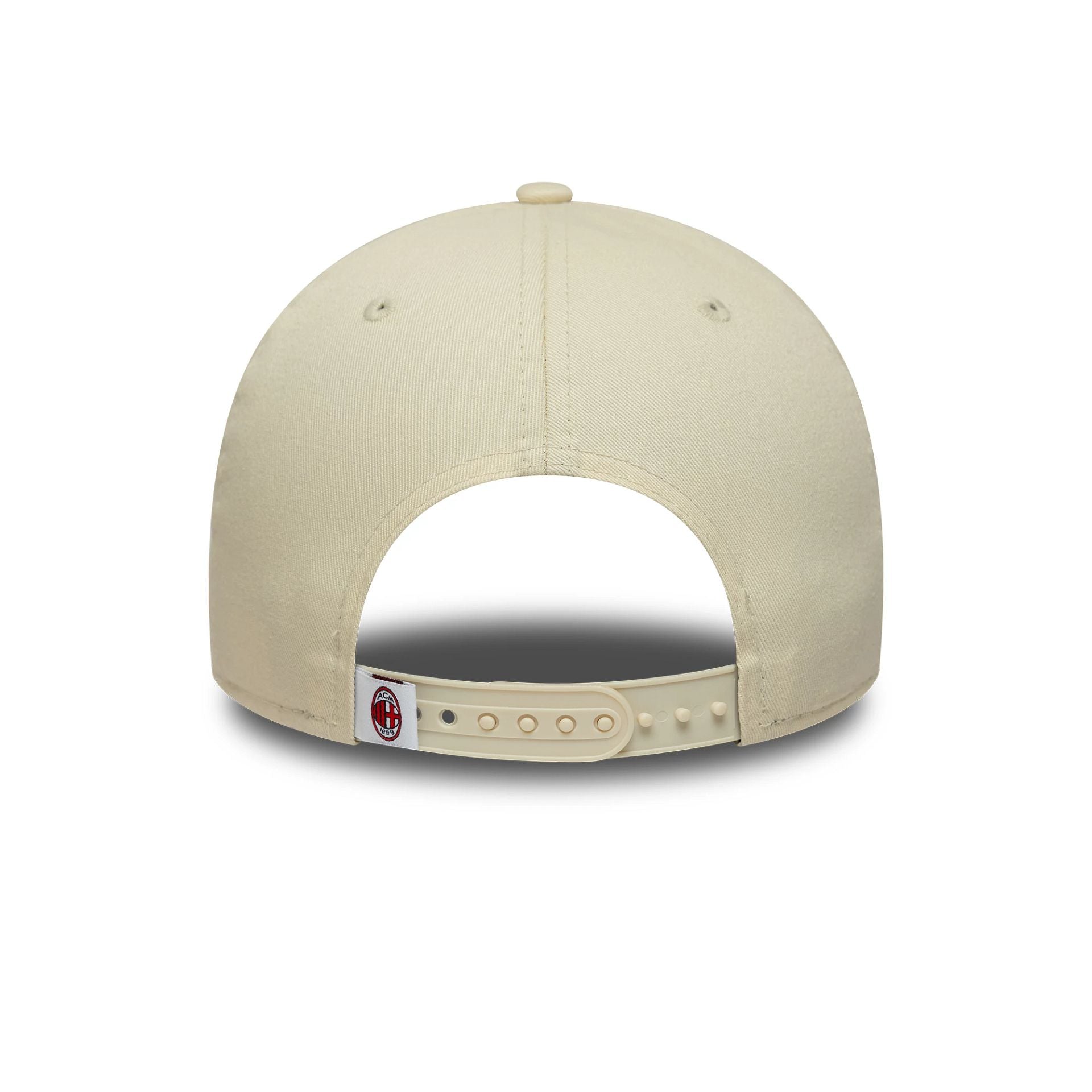 This is a AC Milan Wordmark Cream 9FORTY M-Crown Adjustable Cap 6