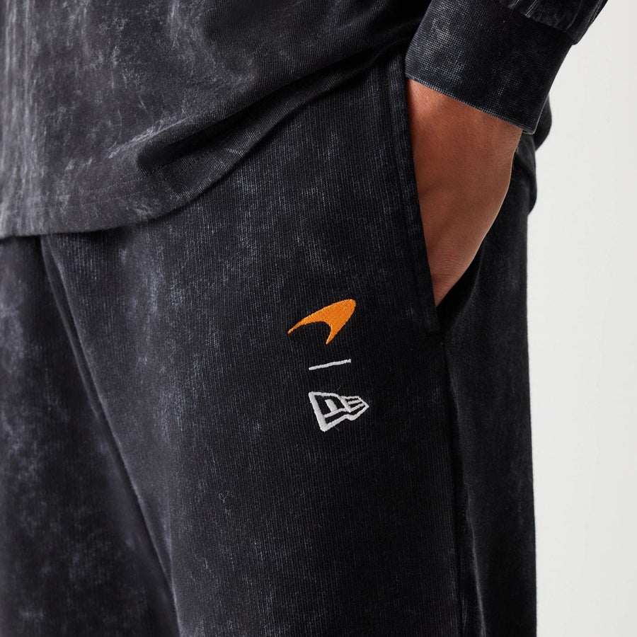 The Male model is wearing McLaren Racing Black Straight Leg Joggers 5