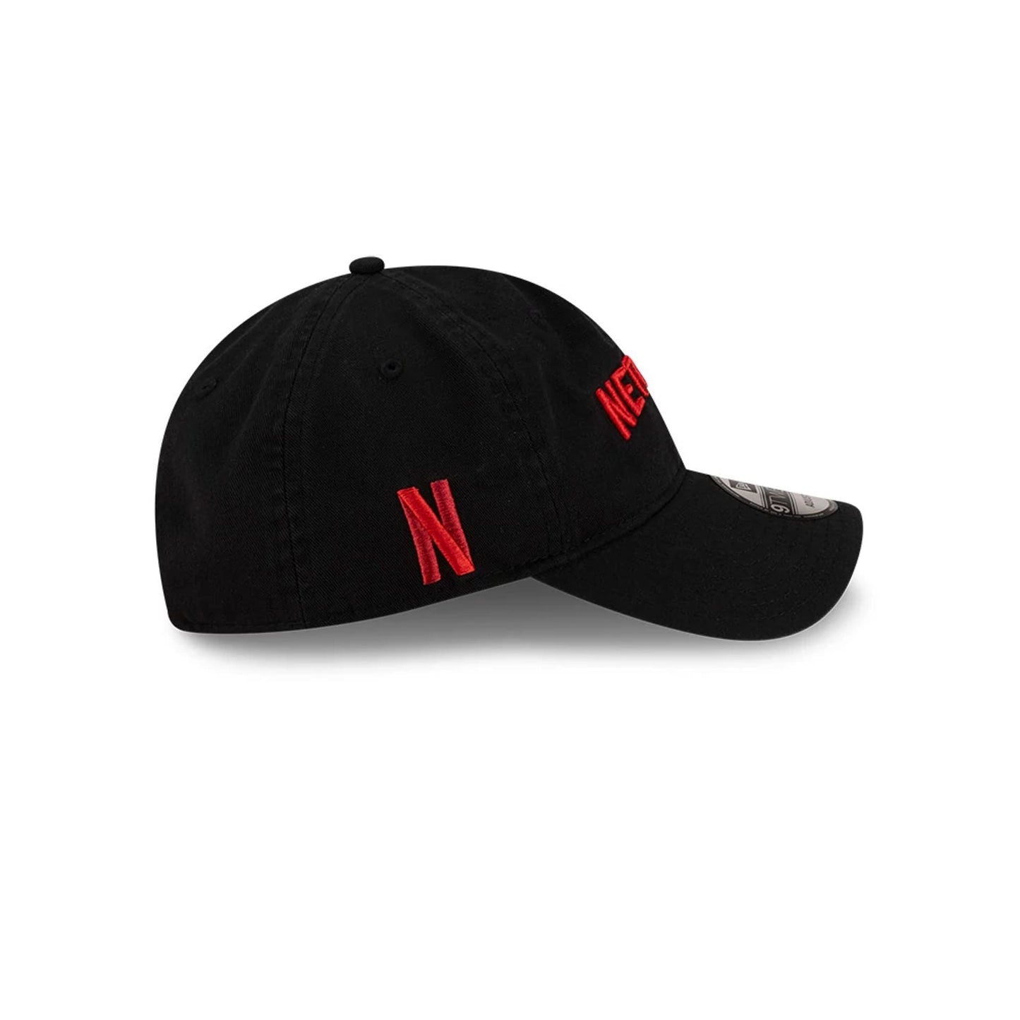 This is a Netflix Logo Washed Black 9TWENTY Adjustable Cap 4