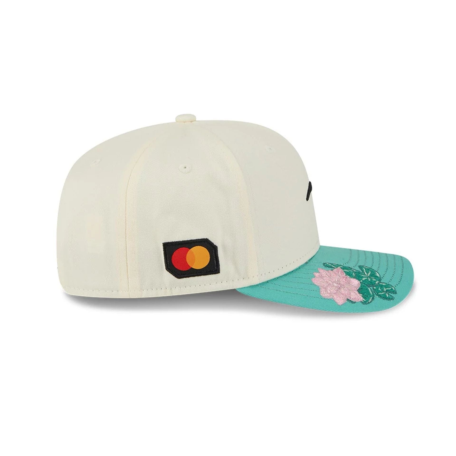 This is a McLaren Racing Brazil Race Special Cream 9SEVENTY Stretch Snap Adjustable Cap 5