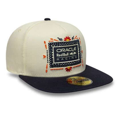 This is a Red Bull Racing Mexico Race Special Cream 59FIFTY A-Frame Fitted Cap 3