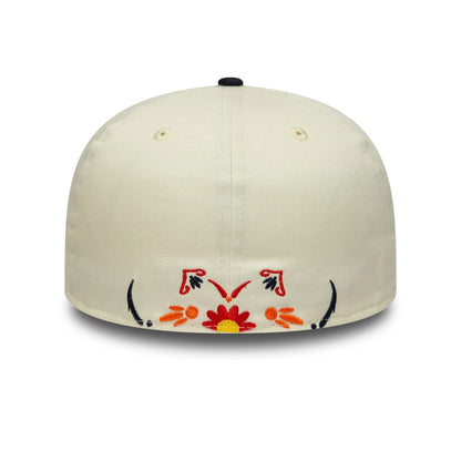 This is a Red Bull Racing Mexico Race Special Cream 59FIFTY A-Frame Fitted Cap 4