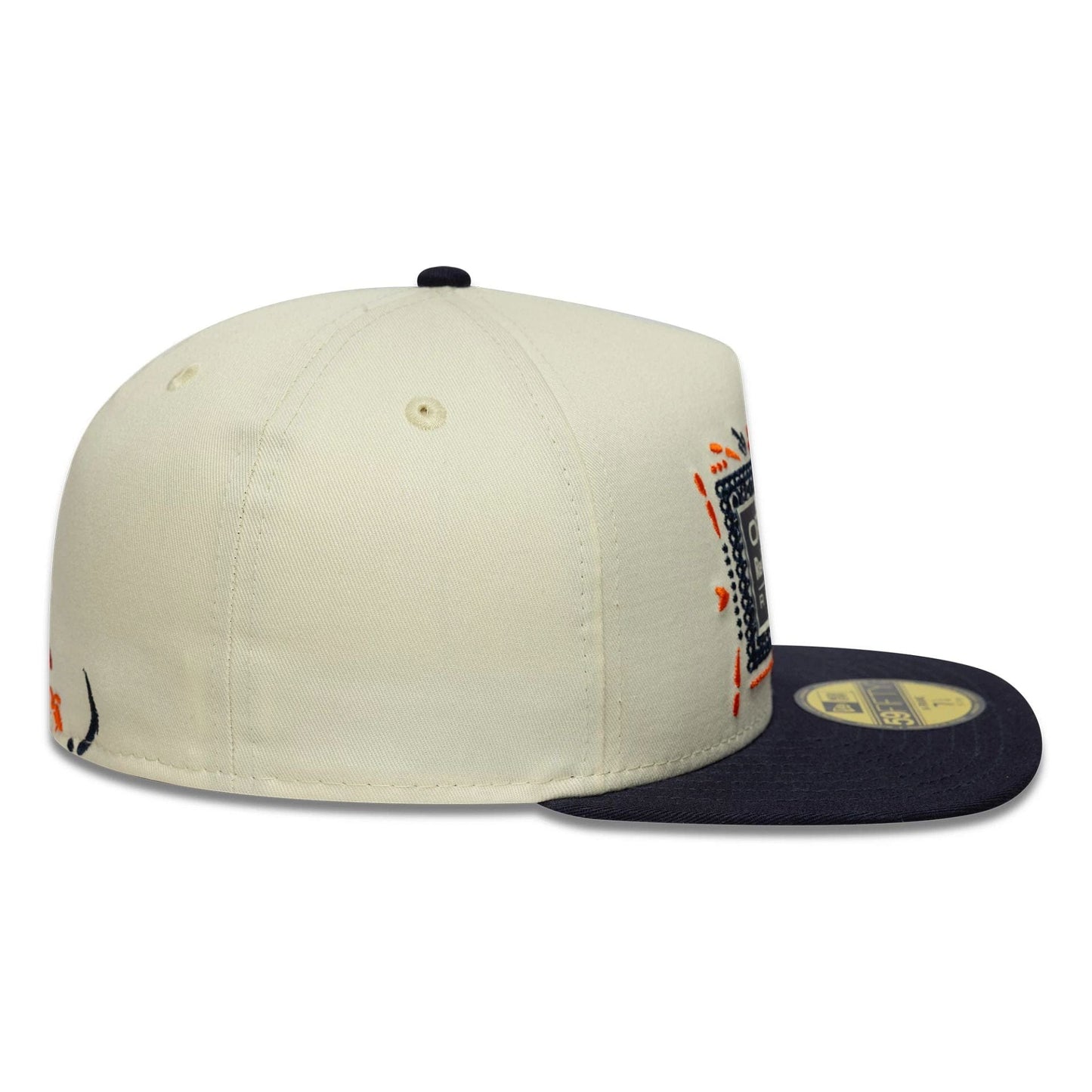 This is a Red Bull Racing Mexico Race Special Cream 59FIFTY A-Frame Fitted Cap 6