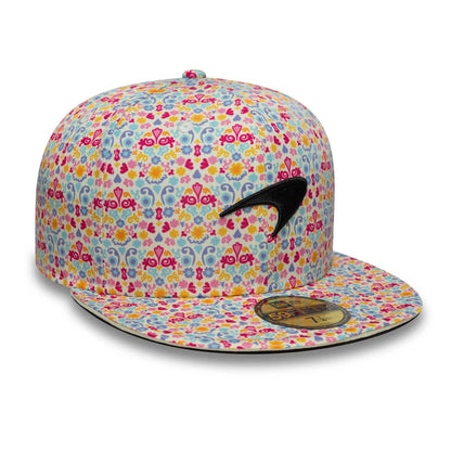 This is a McLaren Racing Mexico Race Special All Over Print 59FIFTY Fitted Cap 4