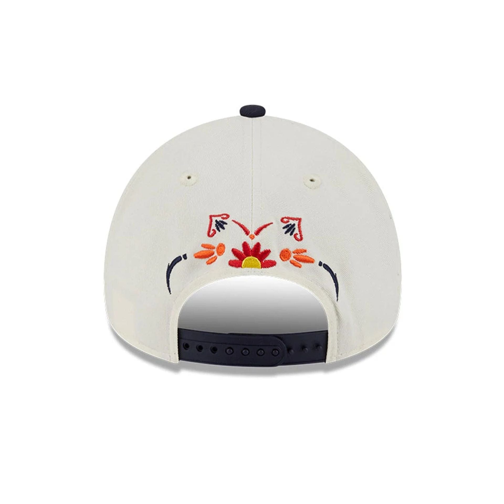 This is a Red Bull Racing Mexico Team Cream 9FORTY A-Frame Adjustable Cap 4