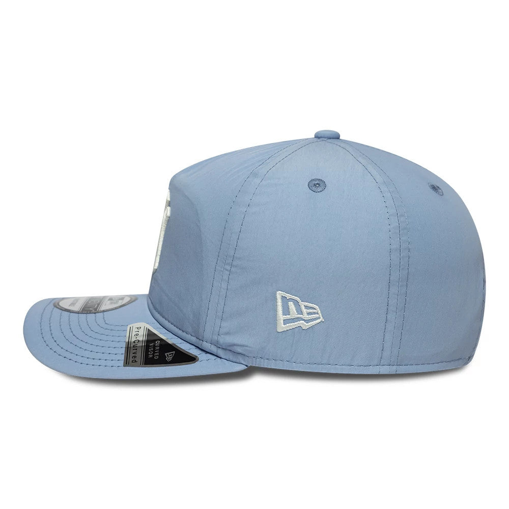 This is a New York Yankees MLB Nylon Open Blue 19TWENTY Adjustable Cap. 5