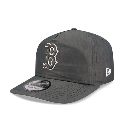 This is a Boston Red Sox MLB Nylon Open Grey 19TWENTY Adjustable Cap 1