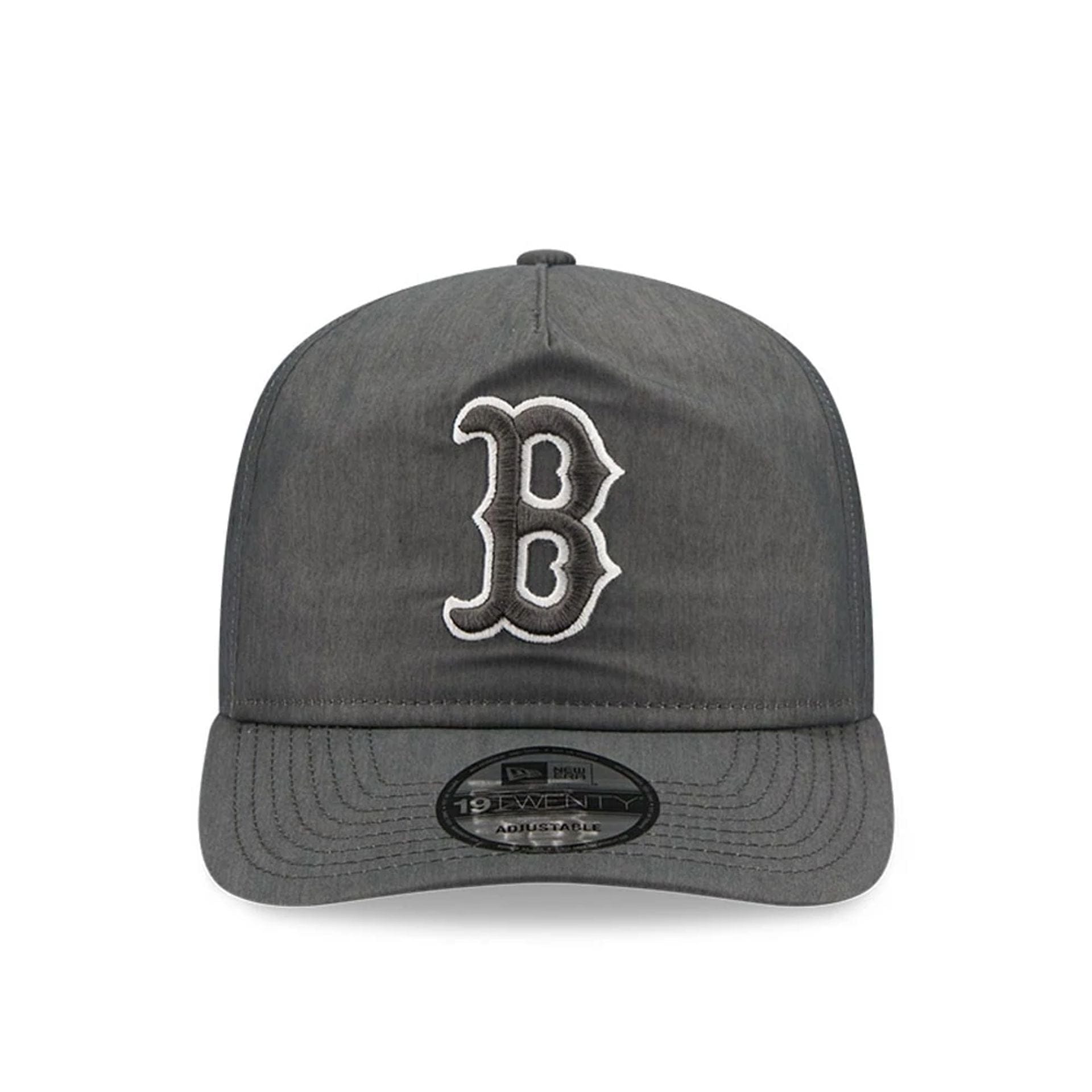 This is a Boston Red Sox MLB Nylon Open Grey 19TWENTY Adjustable Cap 3