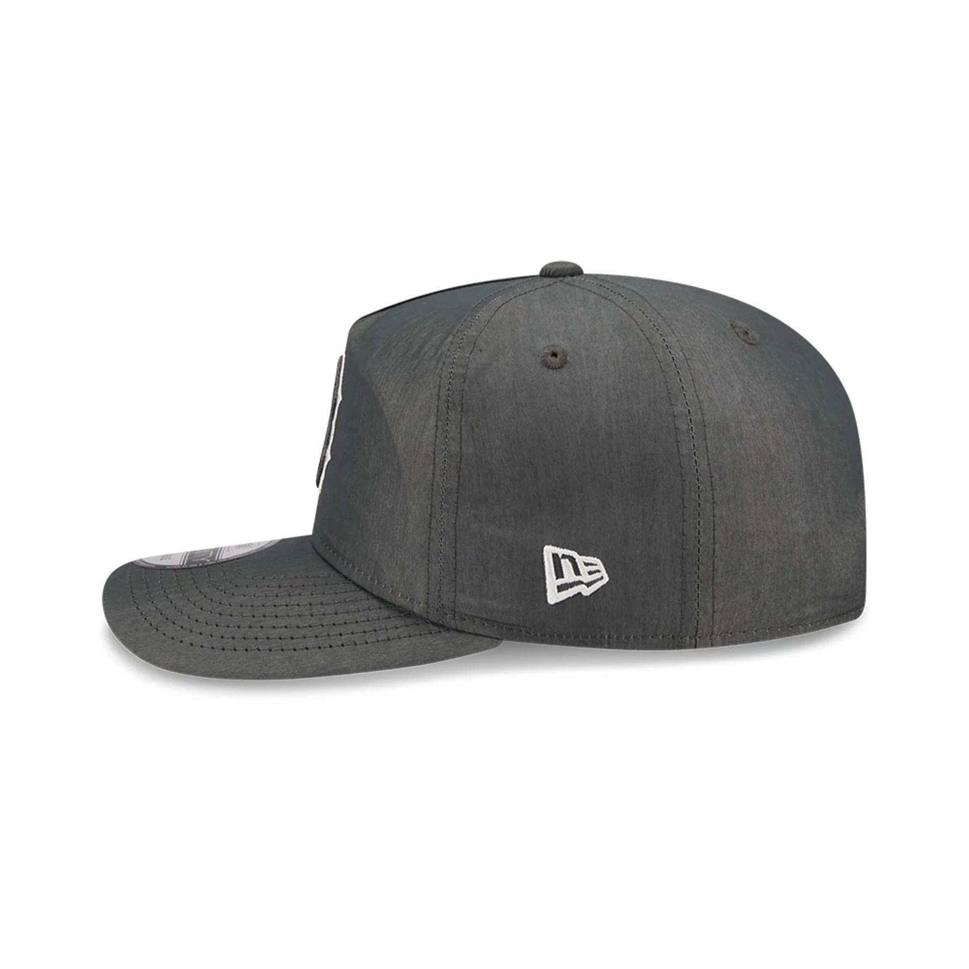 This is a Boston Red Sox MLB Nylon Open Grey 19TWENTY Adjustable Cap 5