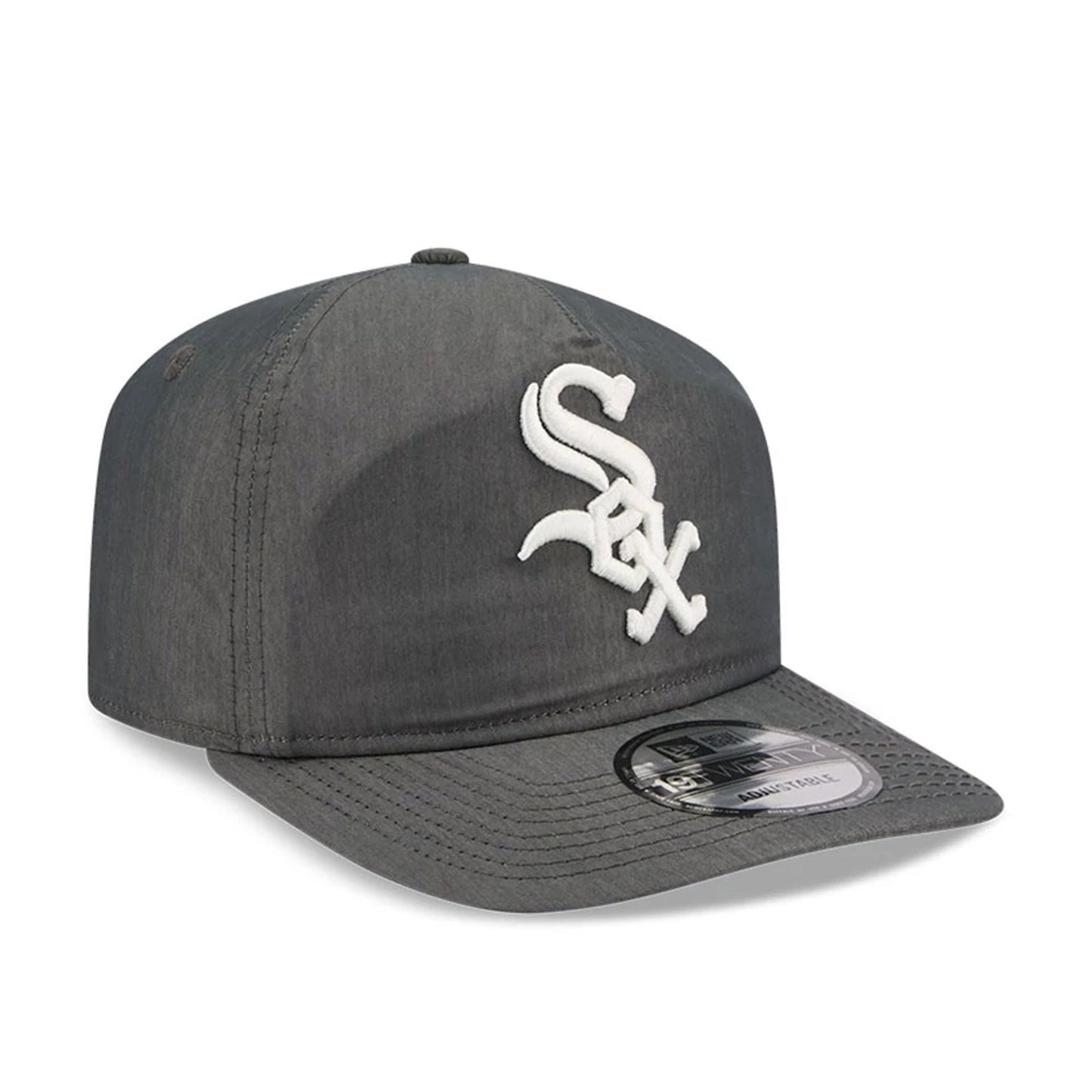This is a Chicago White Sox MLB Nylon Open Grey 19TWENTY Adjustable Cap 4