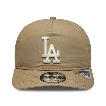 This is a LA Dodgers MLB Nylon Open Beige 19TWENTY Adjustable Cap 3