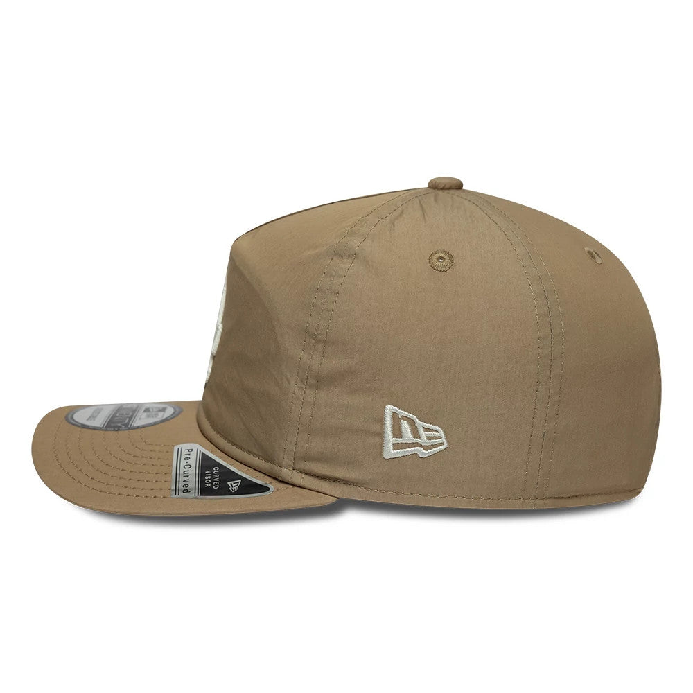 This is a LA Dodgers MLB Nylon Open Beige 19TWENTY Adjustable Cap 5