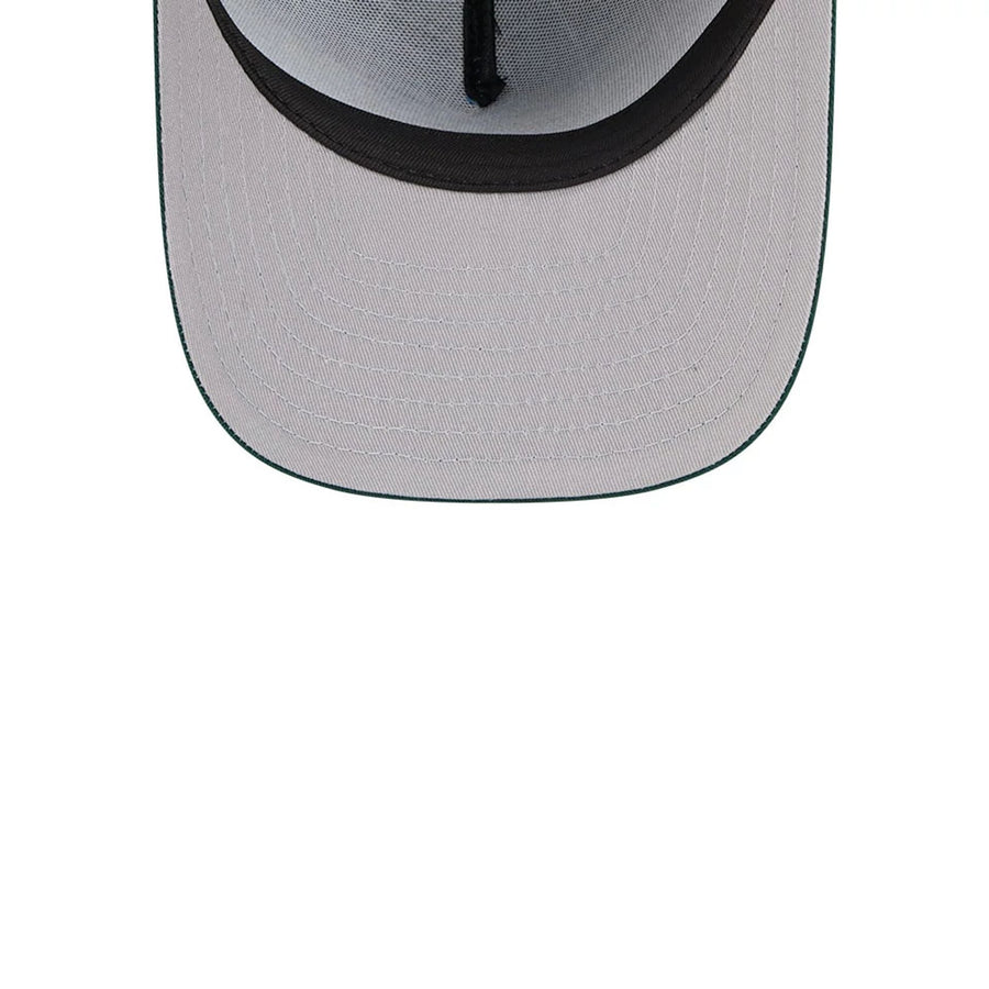 This is a Athletics MLB Parallel Dark Green 59FIFTY A-Frame Fitted Cap 2