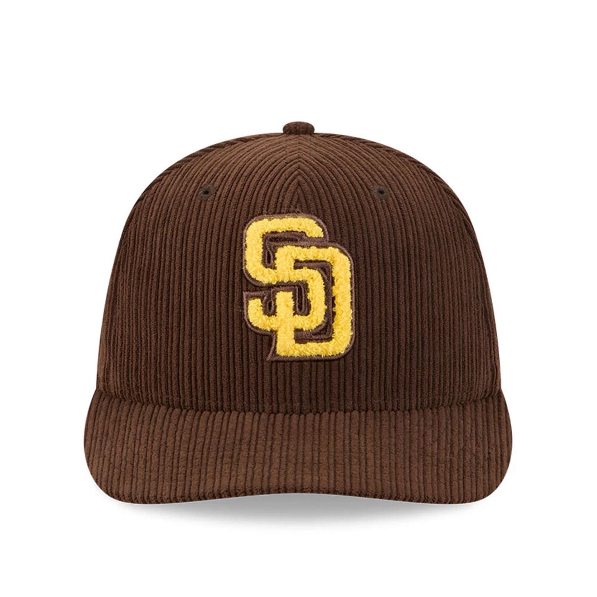 This is a San Diego Padres MLB Chenille Pop Dark Brown 59FIFTY Fitted Cap 3