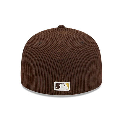 This is a San Diego Padres MLB Chenille Pop Dark Brown 59FIFTY Fitted Cap 6