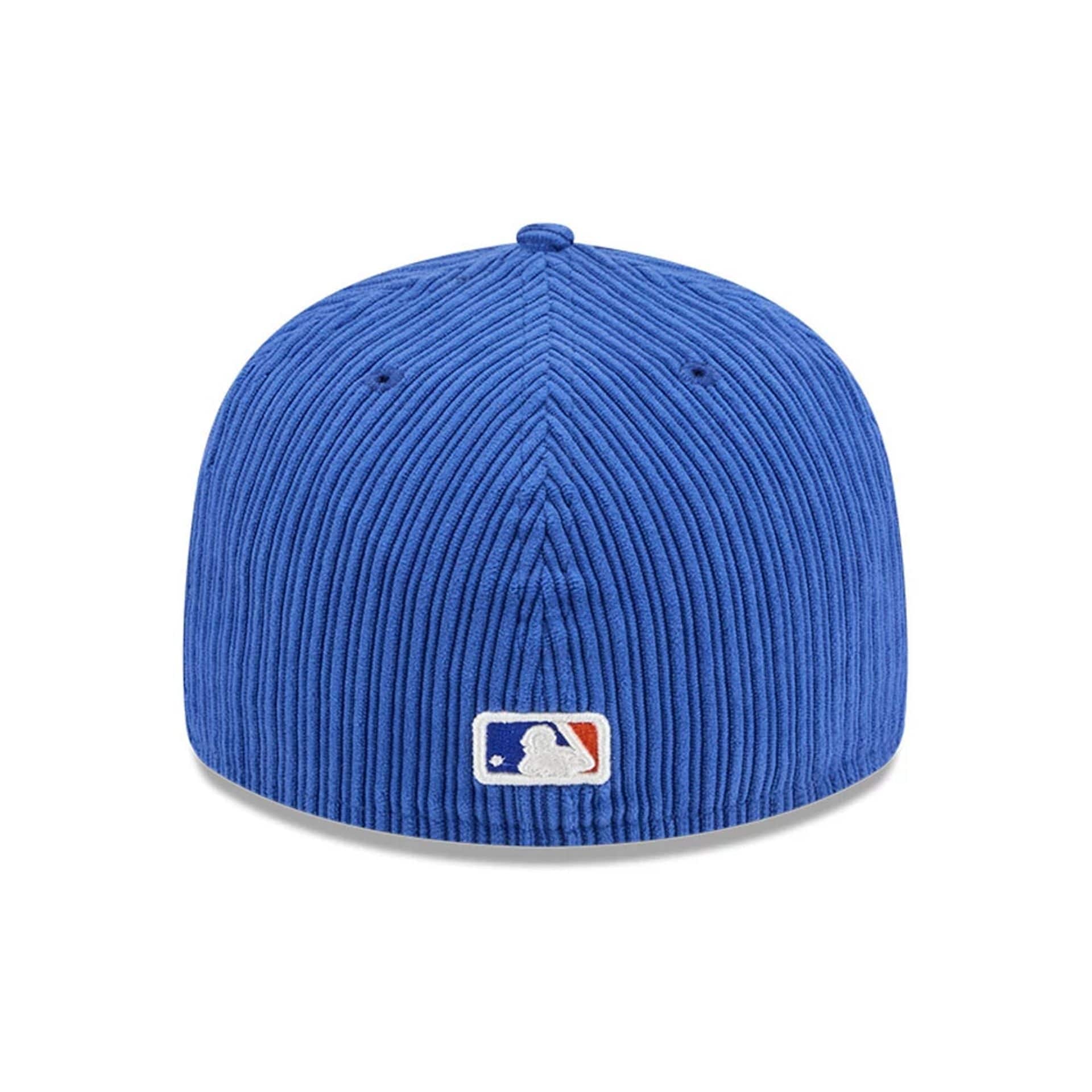 This is a New York Mets MLB Chenille Pop Blue 59FIFTY Fitted Cap 5