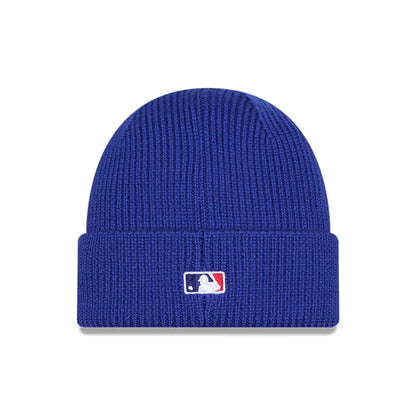This is a LA Dodgers MLB Dark Blue Skull Knit Beanie Hat 2