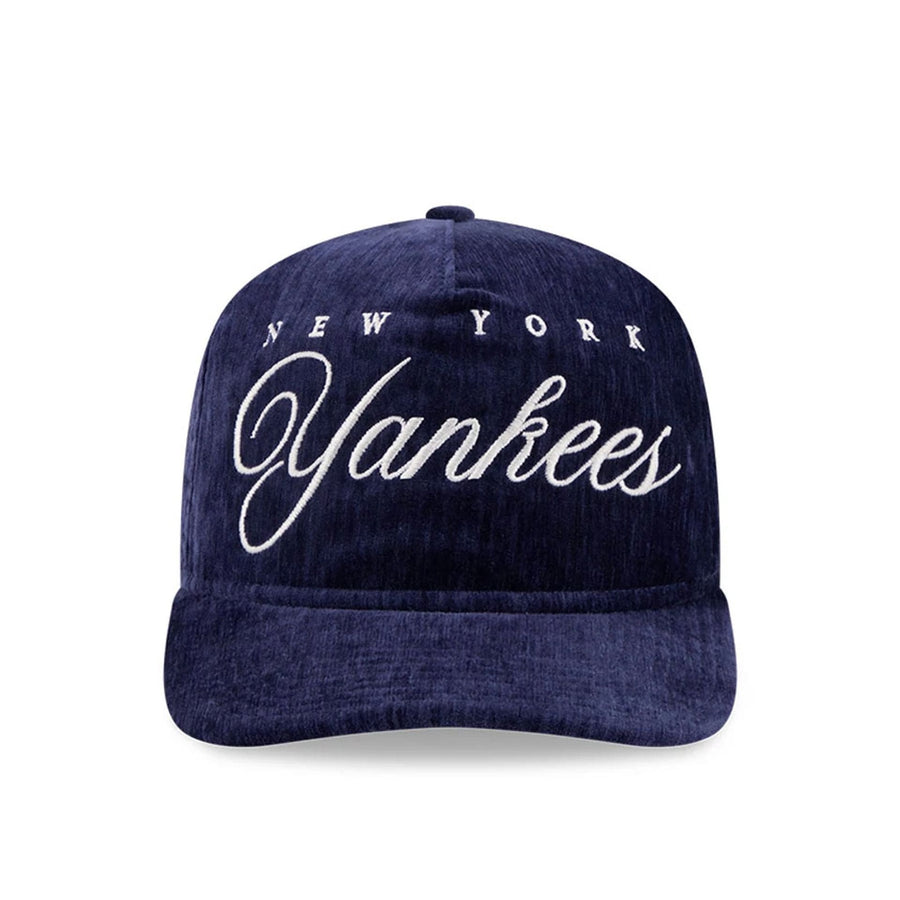 This is a New York Yankees MLB Team Script Navy 19TWENTY Adjustable Cap 3