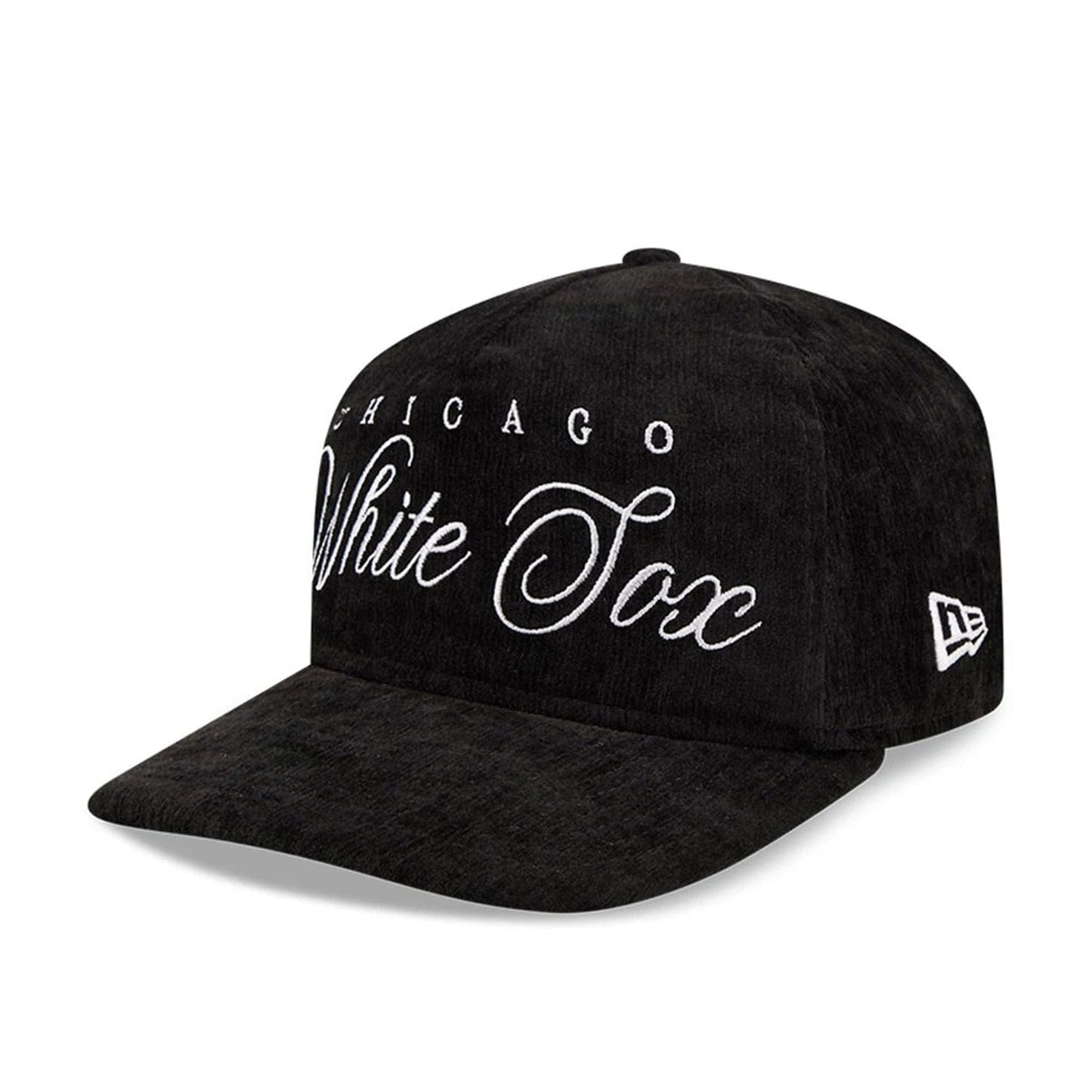 This is a Chicago White Sox MLB Team Script Black 19TWENTY Adjustable Cap 4