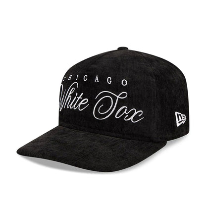This is a Chicago White Sox MLB Team Script Black 19TWENTY Adjustable Cap 4