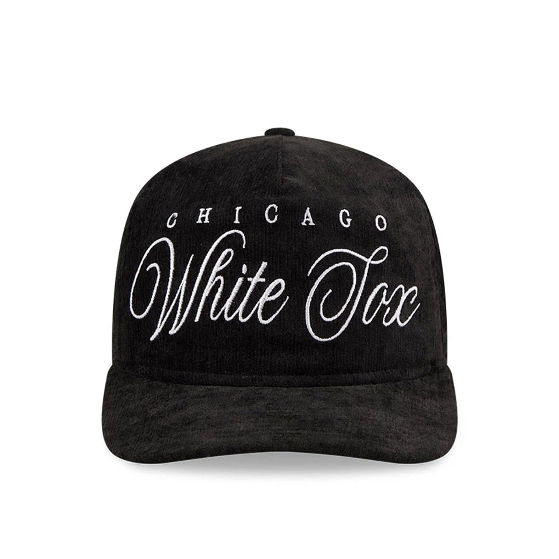 This is a Chicago White Sox MLB Team Script Black 19TWENTY Adjustable Cap 3