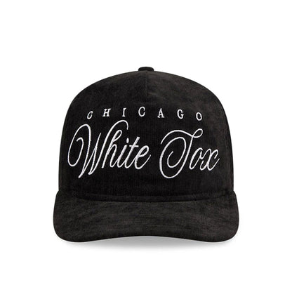 This is a Chicago White Sox MLB Team Script Black 19TWENTY Adjustable Cap 3