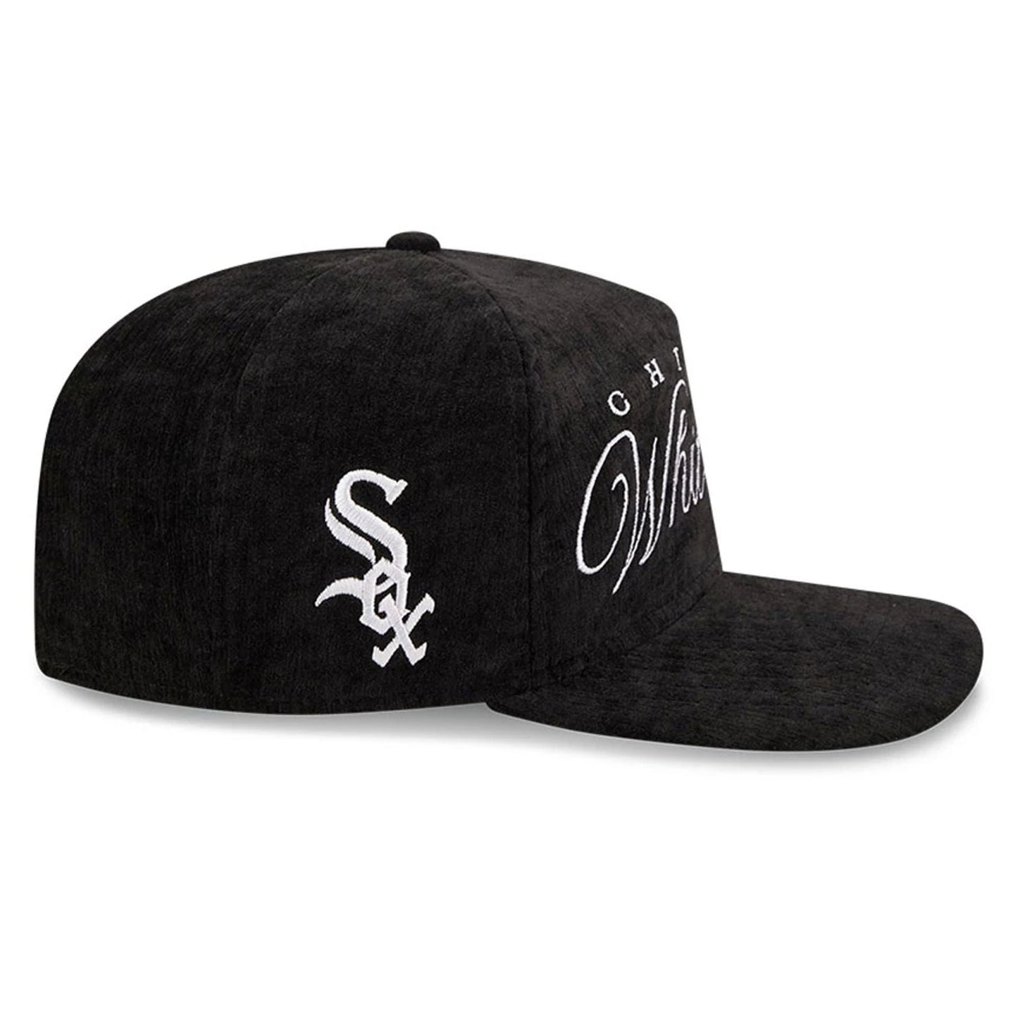 This is a Chicago White Sox MLB Team Script Black 19TWENTY Adjustable Cap 5