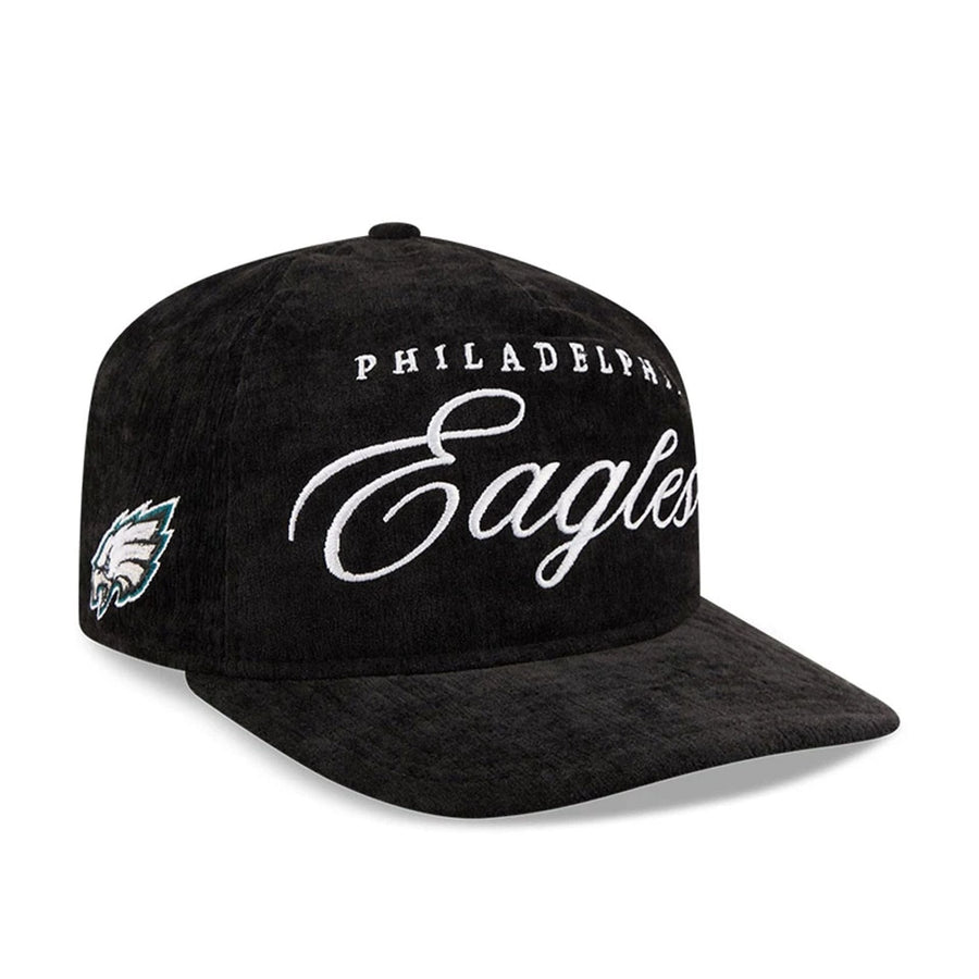 This is a Philadelphia Eagles NFL Team Script Black 19TWENTY Adjustable Cap 1