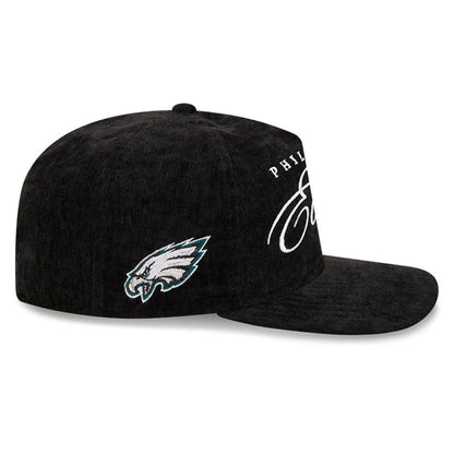 This is a Philadelphia Eagles NFL Team Script Black 19TWENTY Adjustable Cap 5