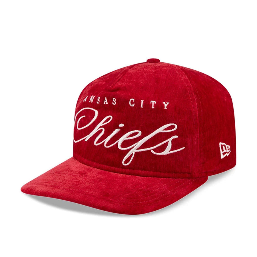 This is a Kansas City Chiefs NFL Team Script Red 19TWENTY Adjustable Cap 4