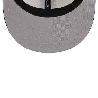 This is a Chicago Cubs MLB Mascot Pin Blue 9FIFTY Snapback Adjustable Cap 2