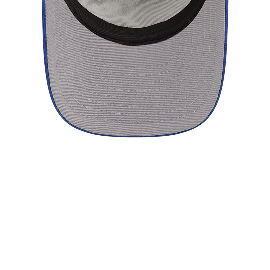 This is a Chicago Cubs MLB Arched Blue 9FIFTY A-Frame Trucker Adjustable Cap 2