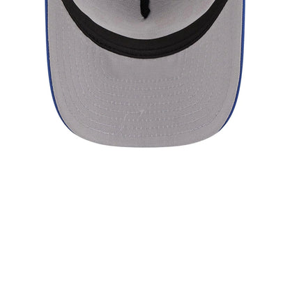 This is a New York Mets MLB Arched Blue 9FIFTY A-Frame Trucker Adjustable Cap 2